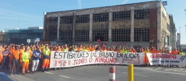 Huelga en la Estiba: Seguimiento del 100% en los puertos de Bilbao y Pasaia